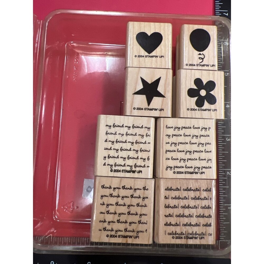 Two-Step Stampin Mini Messages 2004 Set Of 8 by Stampin' Up!